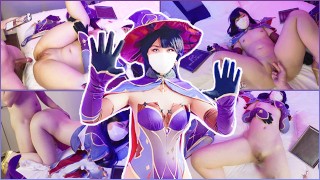 Mona from Genshin Impact Agree For Adult Vdieo Cuz She Really Need Some Mora!