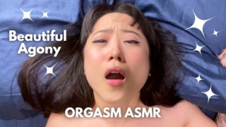 POV Asian Babe has Intense Beautiful Agony Orgasm -ASMR