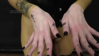 I show you my tattoos Latex Rubber