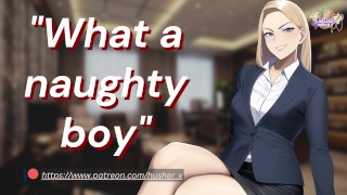 Dommy Boss Caught You Watching Porn And Makes A Deal With You