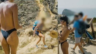 Undressing and Walking Naked in Public