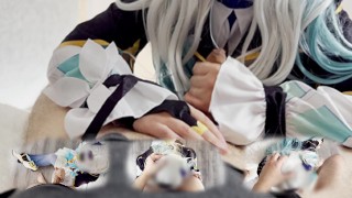 Firefly is shy when she works with her mouth - Firefly Cosplay Trailer - Honkai Star Rail