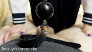 Uniforms, rope and blowjob