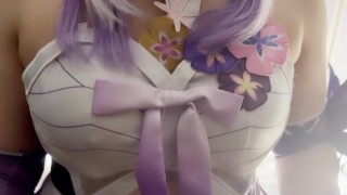 Castorice - blowjob, footjob and sex - cosplay Honkai Star Rail