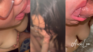 she tasted my precum ( subo lang ng subo )