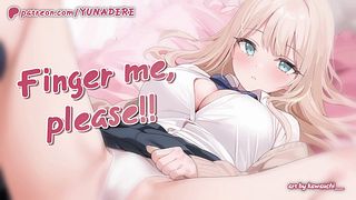 Fingering your GF while she plays MINECRAFT | ASMR Erotic Roleplay