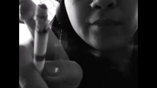 Miss Dee Nicotine Fetish Smoking for Her Fans #13