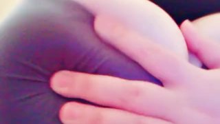 Fir fir masturbation from the top of the bra