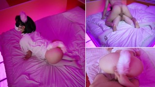 Rich sex with white cats Personal shooting, Japanese, amateur