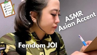Follow my Instructions! Military Asian Babe Controls your Cock -ASMR JOI